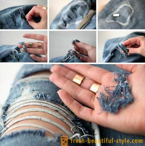 Módne tipy: Ako urobiť diery a odreniny na džínsov?