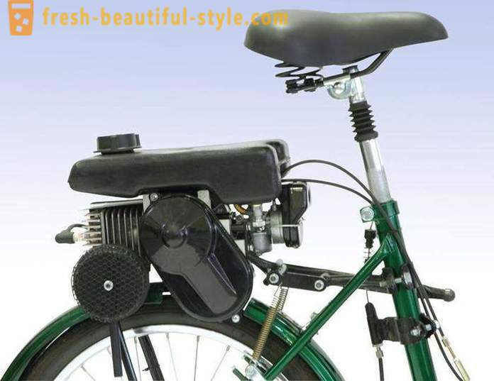 Moderný bicykel s pomocným motorom