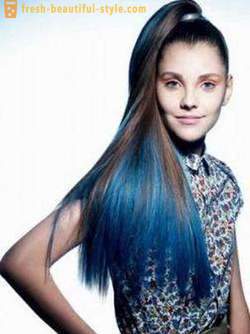 Modrá farba vlasov: ako dosiahnuť naozaj krásne farby?