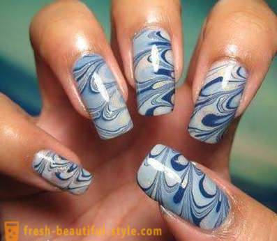 Manikúra na vode - nový trend v nail-art