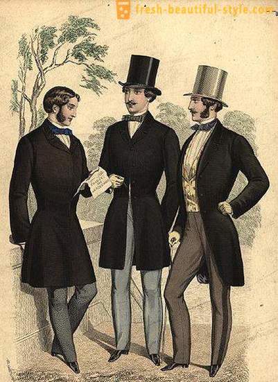 Pánska móda 19. storočia. trendy